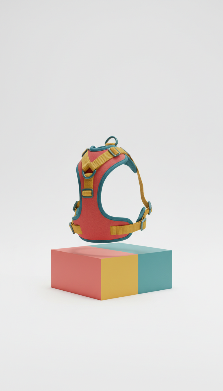 City Stride Harness with Reflective Stitching